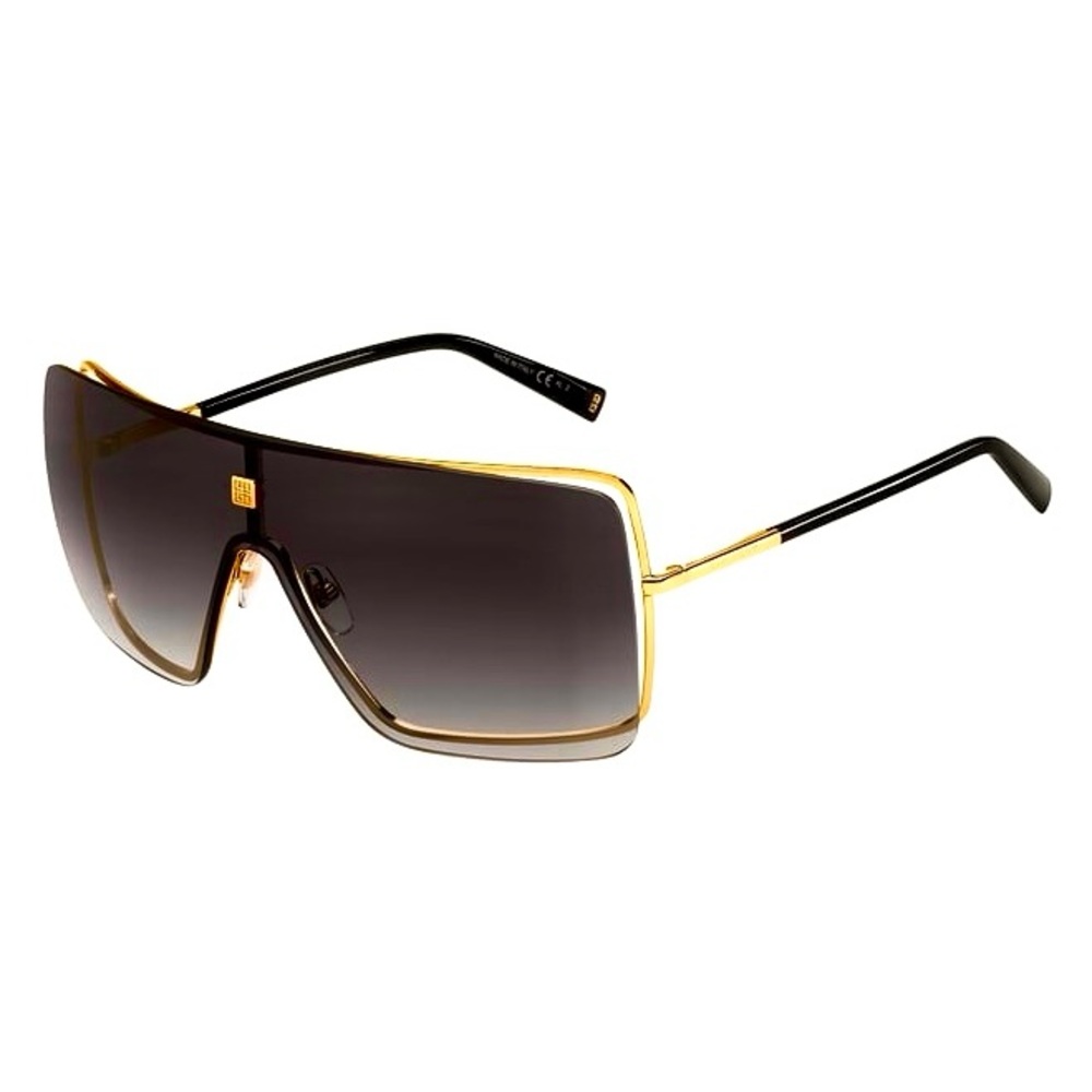 Givenchy 99mm Brown Gradient Shield Sunglasses Un… - image 2